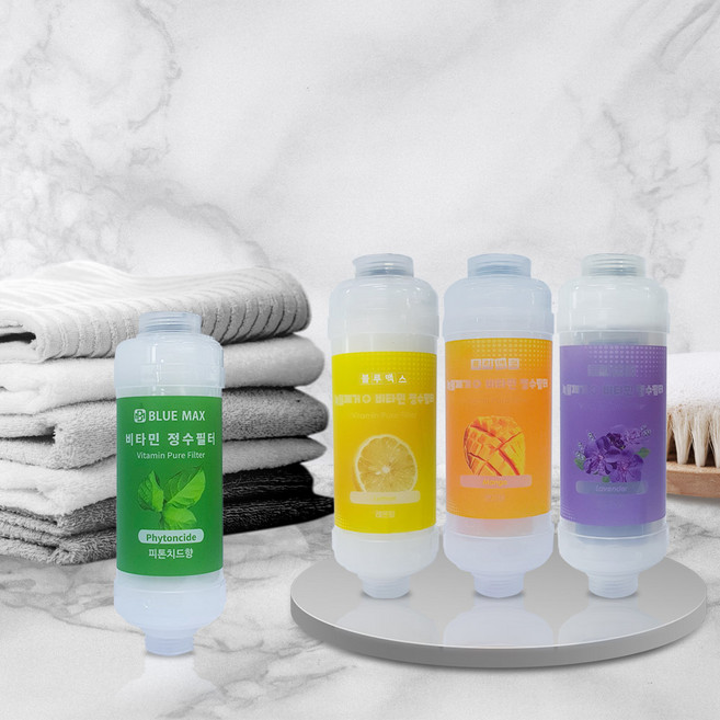 디와이엔텍 필터클래스 샤워기용 비타민 필터, 라벤더향, 1개