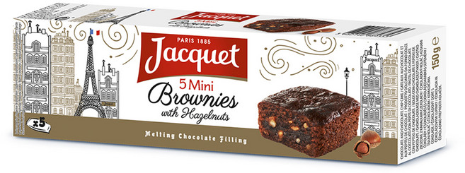 자케 미니 헤이즐넛 브라우니 150g 1개
