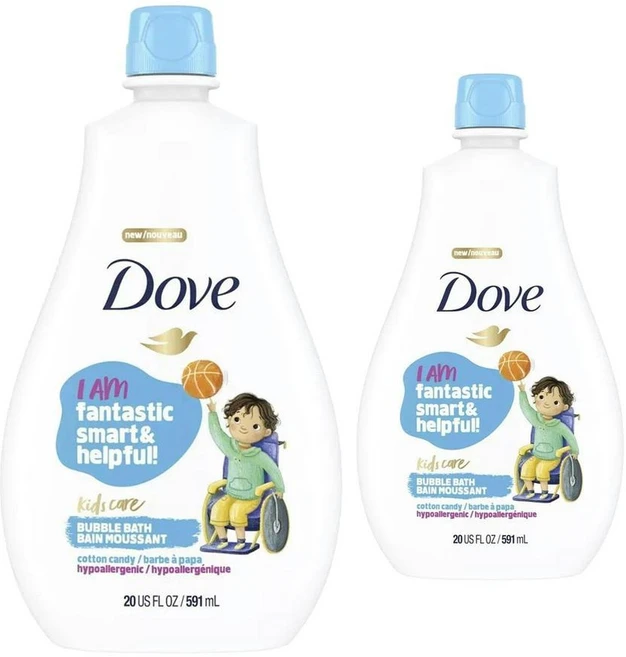 도브 키즈 키즈 버블 바스 코튼 캔디 Dove Kids Awesome Bubble Bath Cotton Candy 591ml, 1개 - 쿠팡