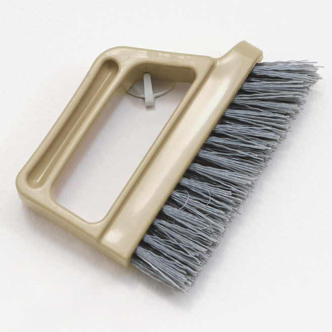 일조 크린토 13-43 틈새솔 타일 창문 틈새 바닥 줄눈 청소 세척 손잡이 브러쉬, 베이지, 1개