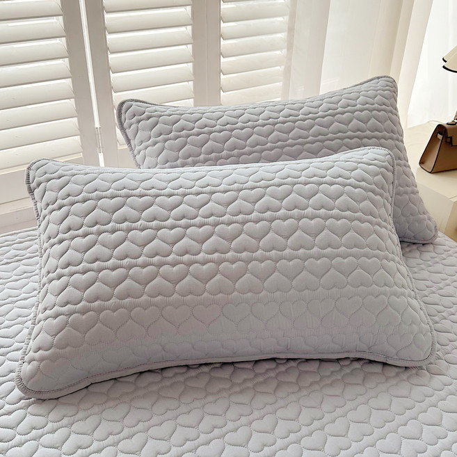 즈이리빙 방수 퀼팅 베개커버 항균 오염 방지 2P