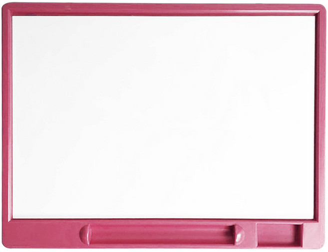 手提小白板 附板擦筆學習便攜多用途兒童家用辦公留言板, 粉