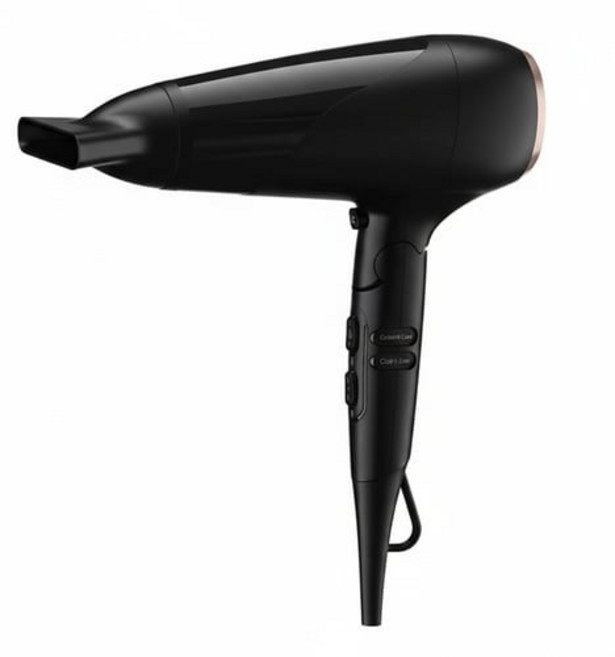 테팔 헤어드라이어 스튜디오 드라이 파워 2100W, HV5895K0, DEEP BLACK COLOUR