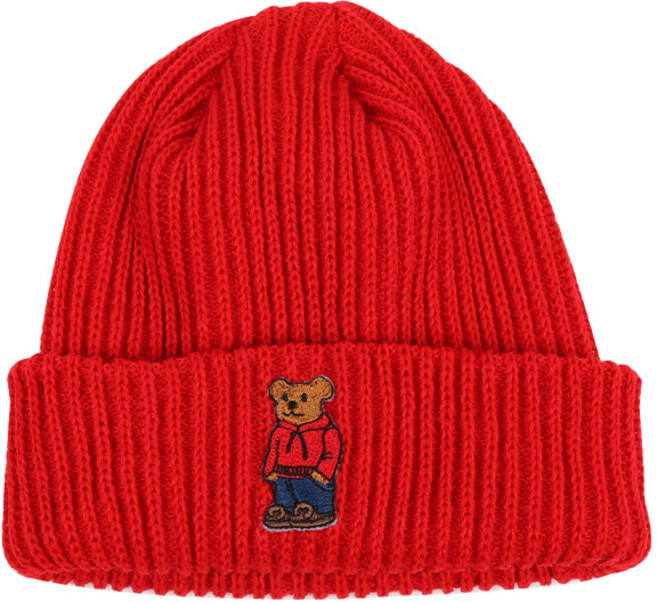 비토스 곰돌이패치 비니 와치캡