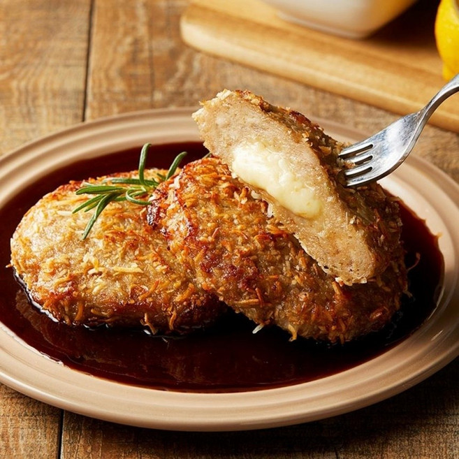 VDG 코코넛치즈 함박스테이크 200g x3 대용량 스테이크, 1개