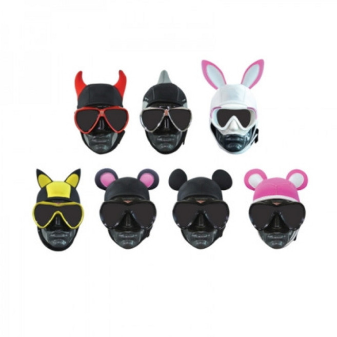 트라이온 캐릭터 비니후드 3mm, 미키마우스(검정)