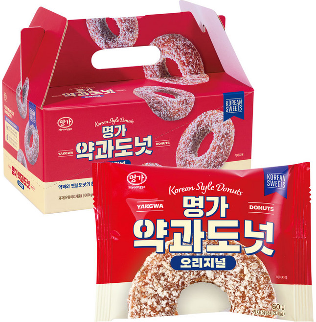 명가 약과도넛 오리지널, 60g, 10개
