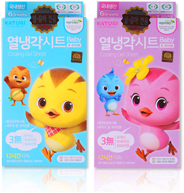 해호 엄마까투리 열냉각시트, 1세트, 12매