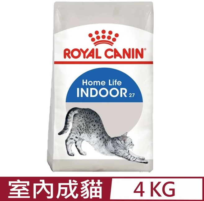 ROYAL CANIN 室內成貓飼料 4KG, 1個, IN27  4公斤