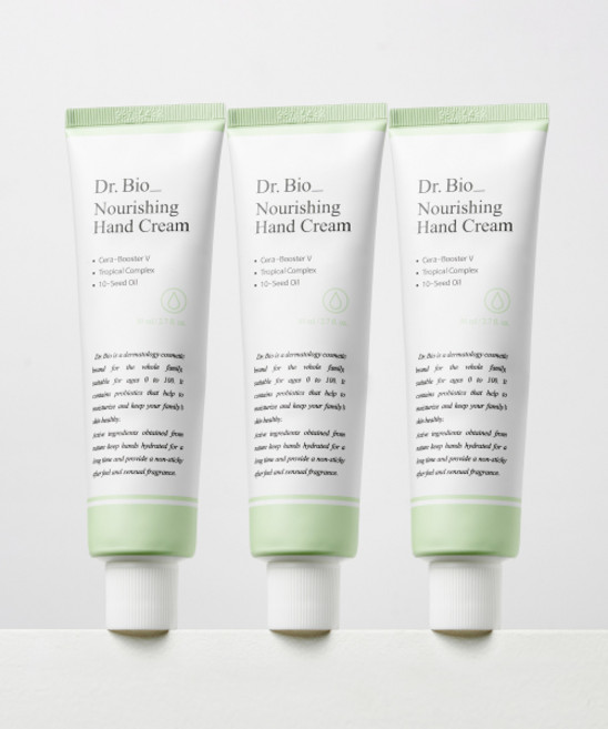 DR.BIO 너리싱 핸드크림 80ml 3개입 [프루티머스크향 ]