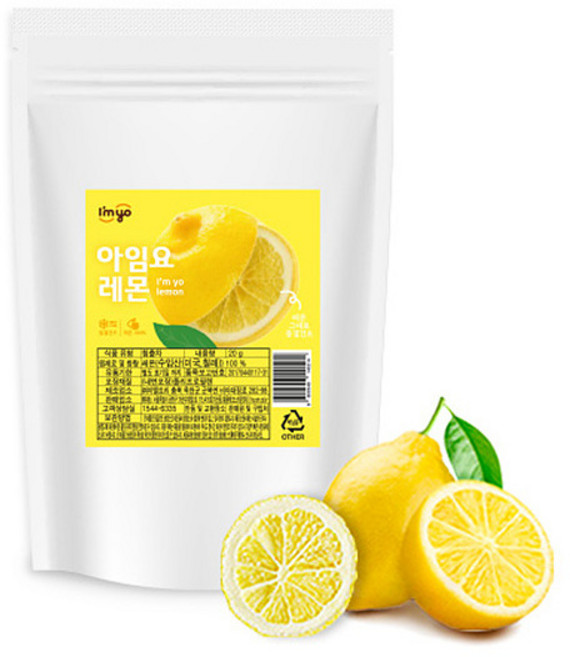아임요 동결 건조과일 레몬, 3개