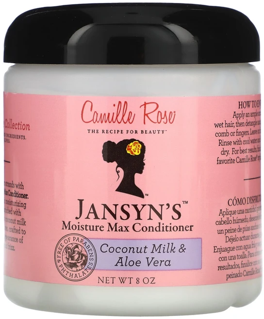 Camille Rose Yansyn's Moisture 맥스 컨디셔너 코코넛 밀크 & 알로에베라 8oz, CamilleRoseYansynsMoisture맥스컨디, 1개 - 쿠팡