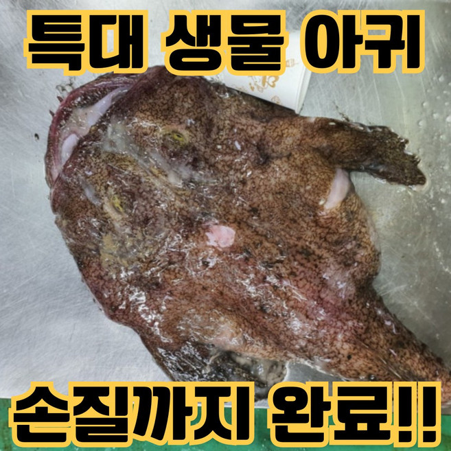 [한정수량] 국산 손질 아귀 아구 초특대, 1박스, 3.5kg