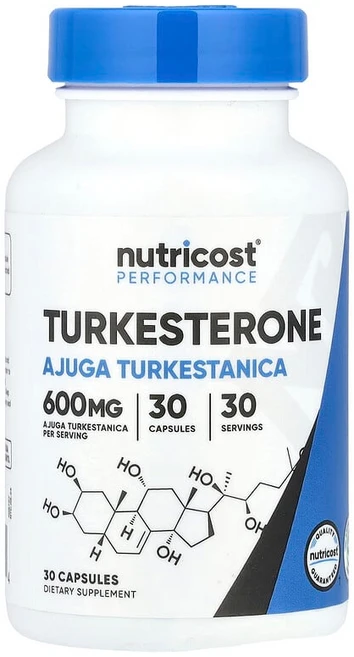 Nutricost 운동 능력 터케스테론 캡슐 30정 NCS-57208, 30, 1 - 쿠팡