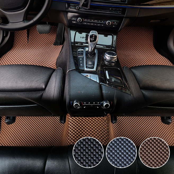 다온 카매트 3D 고무 엠보싱 벌집매트 자동차 고무발판 쉐보레 더 뉴 트랙스 크로스오버, 1+2열, 더뉴 트랙스 2016.10~, 그레이