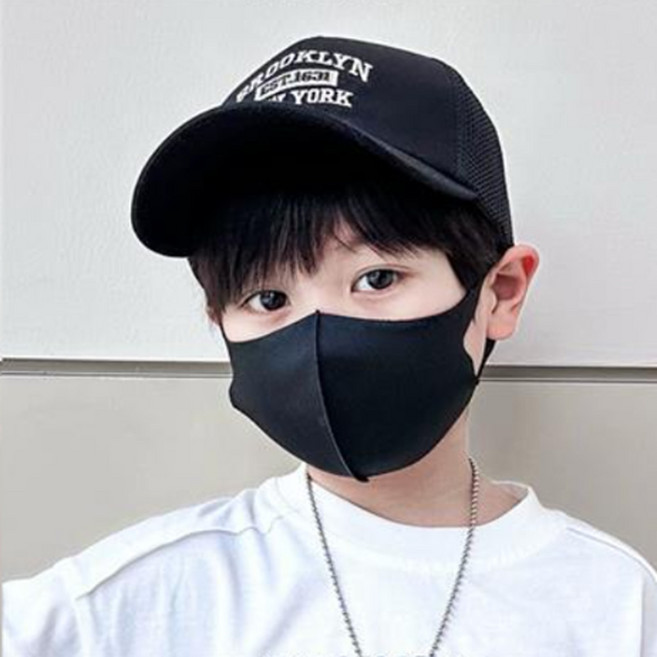 [HANNAL] 뉴욕 반메쉬 키즈 야구모자