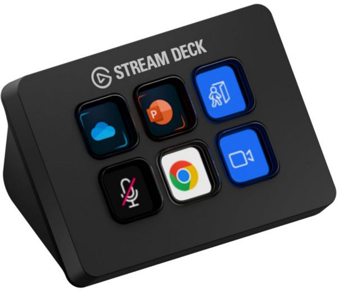 Elgato 엘가토 Stream Deck Mini Zoom Teams PowerPoint MS Office 등을 제어하고 일상적으로 사용하는 앱과의 원활한 통합으로 생산성을 높