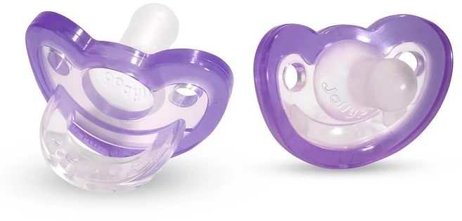 RaZbaby Jollypop 신생아 및 그 이상용 젖꼭지 미국에서 제작 자연스러운 모양의 치아교정용 빙키 전 세계 NICU 및 병원에서 사랑스럽게 공유됨 의료 등급 1, 2 Count, 라벤더 - 쿠팡