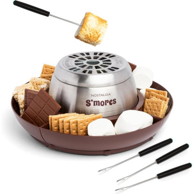 NOSTALGIA 스모어 메이커 디럭스 마시멜로, Deluxe S'mores Maker, 1개