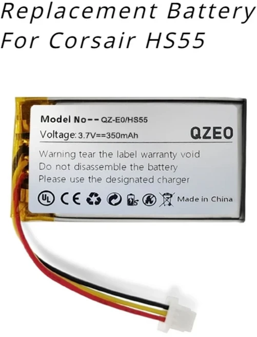 Corsair HS55 Max 무선 헤드셋용 교체용 배터리, 02 For Corsair HS55