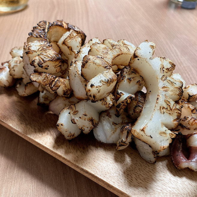 국산 자연산 갑오징어구이 술안주 캠핑용, 350~400g, 1개