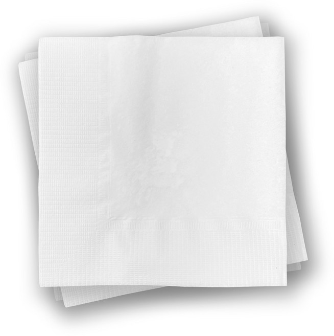 [진양제지] 칵테일 무지 냅킨(브라운/화이트), 화이트 8000매, 1개
