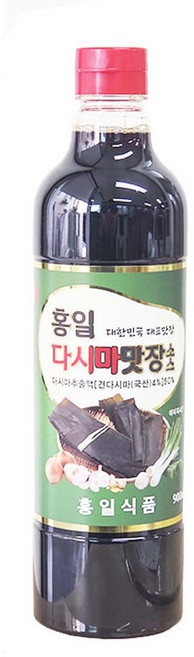 [류맛간장]다시마간장 홍일식품 진해총판 홍일다시마맛장소스, 1개, 900ml