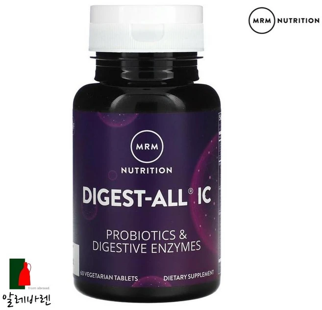 엠알엠 다이제스트 올 IC 60정 MRM Digest All, 1개 - 쿠팡