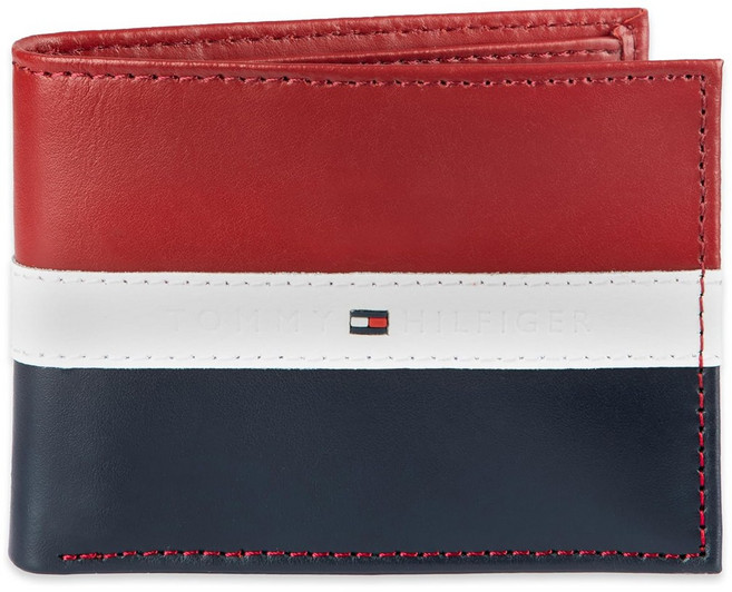 타미힐피거 남성 반지갑 220053 레드네이비