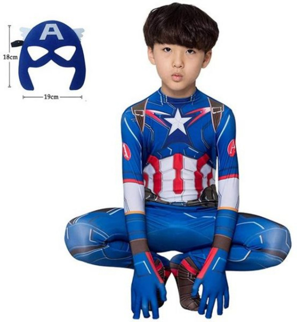 할로윈 코스프레 코스튬 옷 의상 어린이 슈퍼 히어로 스파이더맨 세트 소년 소녀용 3D 스타일 바디슈트