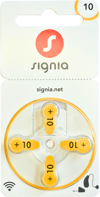 시그니아 보청기 배터리 건전지 밧데리 약, 시그니아 10A, 1세트