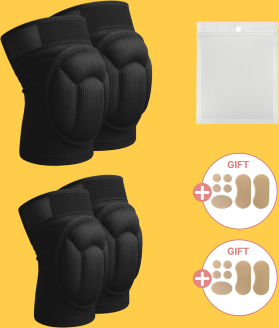 솔져텍션 군대 군인 무릎 팔꿈치 보호대 세트, 1세트, 블랙