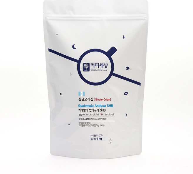 커피세상 원두 과테말라 안티구아 SHB, 1kg, 홀빈(분쇄안함), 1개
