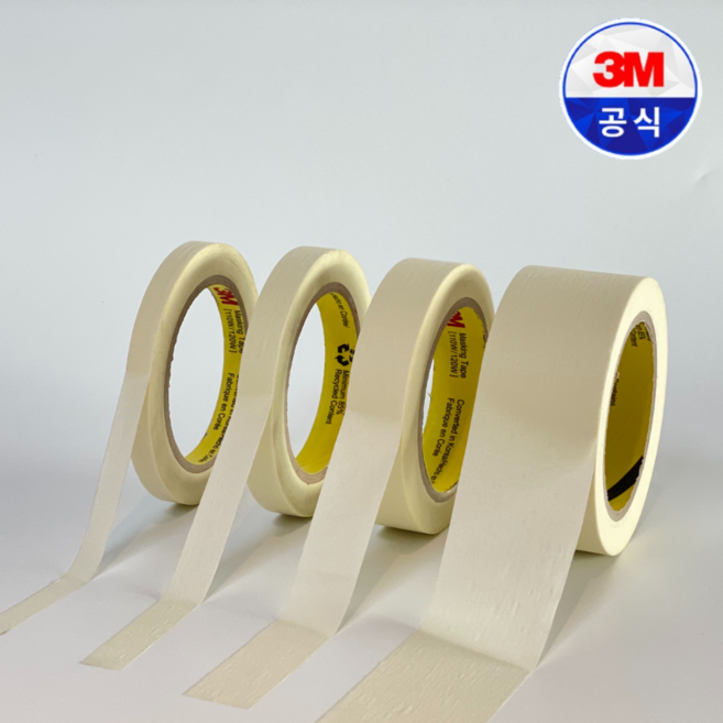 3M 마스킹 테이프 24mm / 길이 40M / 4개