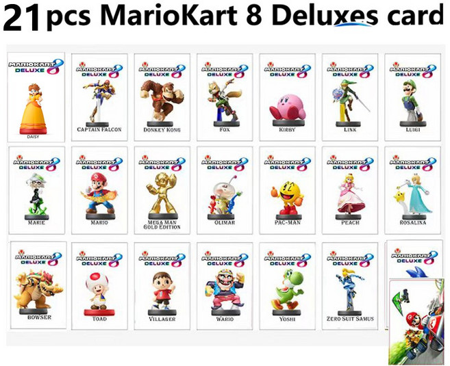 메트로이드 5 카드 드레드 사무스 리턴스 젤다 툴린 유노보 시돈 리주 NS 스위치용 NFC ntag, 21 kart 9 big