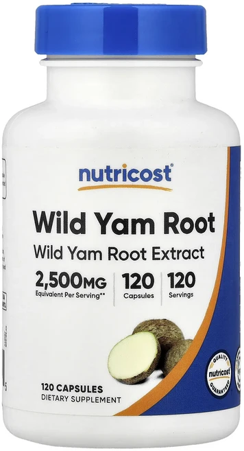메이커제품입니다 Nutricost 야생 참마 뿌리 캡슐 120정(캡슐 1정당 125mg) 좋은효과를 보실수있습니다, 1개, 120정 - 쿠팡