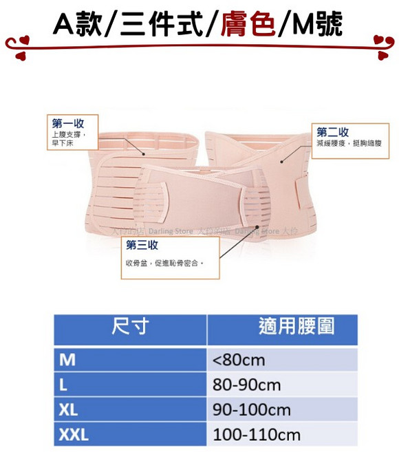產後護腰束腹帶：透氣舒適、收腹塑形、骨盆固定 剖腹產/自然產適用