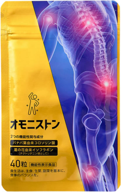 허리통증 요통 무릎통증 허리디스크엔 관절영양제 오모니스톤 (현재 일본 화제상품!), 1개, 20회분