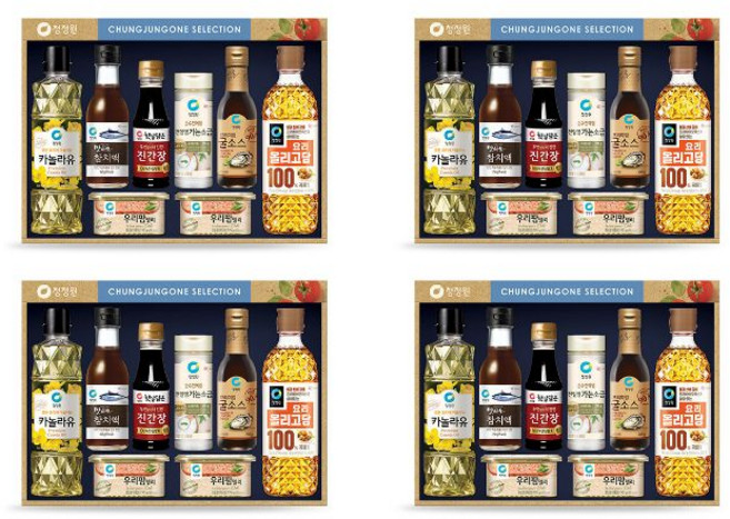 청정원 추석 선물세트 행복5호+쇼핑백, 4세트