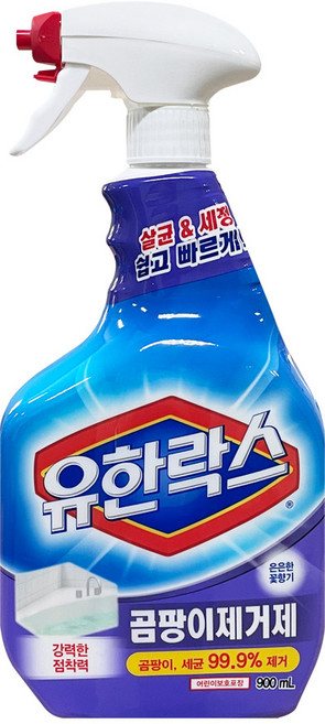 유한락스 곰팡이 제거제, 900ml, 1개