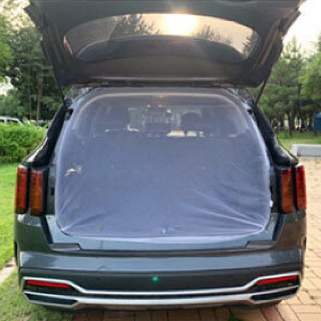 라데모 SUV 차량 트렁크 모기장, 화이트
