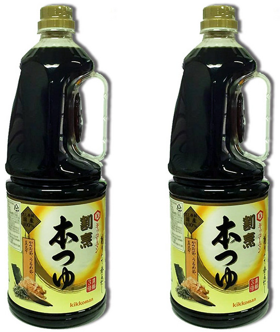 기꼬만 혼쯔유 소스, 1.8L, 2개