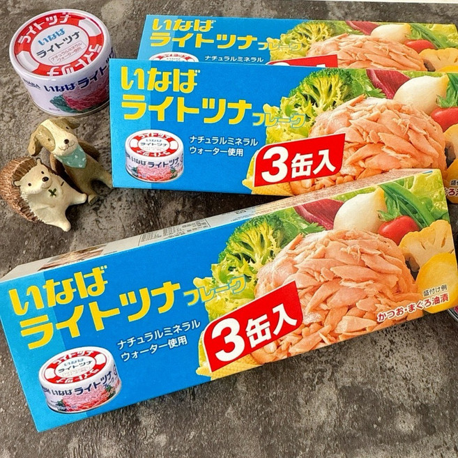 稻葉 輕鮪魚罐, 1個, 3罐超值組【2028/09/02】