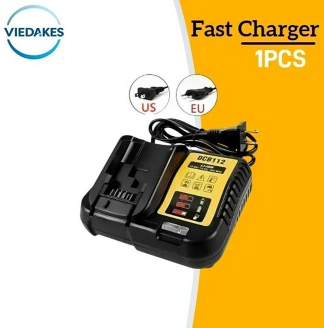 디월트 DCD790 DCB200 무선 드릴 임팩트 렌치 스크루드라이버용 교체 20V 12.0Ah 리튬 배터리 충전식, [01] charger