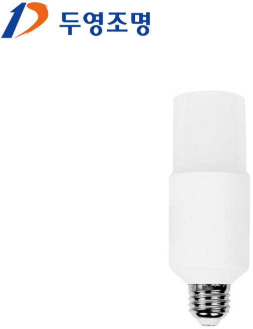 두영조명 LED 스틱램프 15W 주광색 전구색 효율1등급, 1개