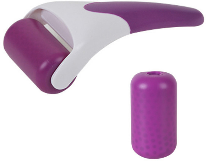 아이스롤러 스킨 쿨러 페이스 롤러, 퍼플(본품+리필), 1개