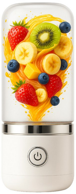 휴대용 무선 소형 믹서기 텀블러 미니 핸드 블렌더, 휴대용 믹서 1개