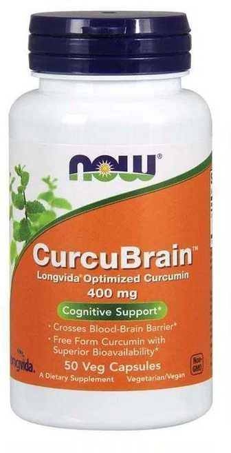 나우푸드 커큐브레인 롱비다 400mg 베지캡슐 50정 - 쿠팡