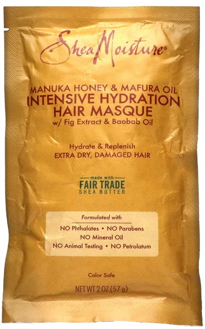 시어모이스처 헤어 마스크 마누카 허니 앤 마푸라 오일 인텐시브 수분 트리트먼트, 1개, 59ml - 쿠팡