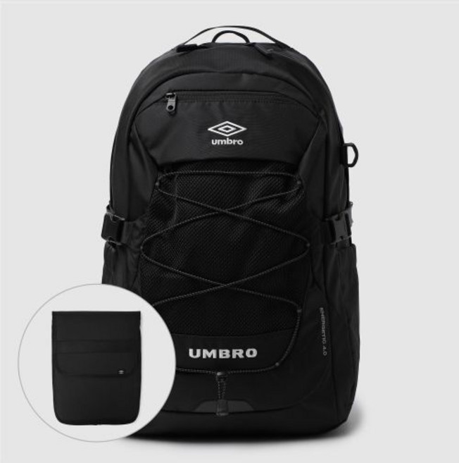 Umbro 엄브로 에너제틱 백팩 (29L)_ 구성품 노트북 파우치 블랙(UQ123CBP18) UQ123CBP18_BLK0 373648
